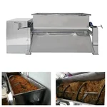 5 Feet  Drum Length Namkeen Masala Mixing Machine with 2HP Motor